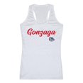thumbnail image 1 of W Republic 557-187-WHT-04 Gonzaga University Womens Script Tank Top, White - Extra Large, 1 of 1