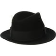 thumbnail image 2 of Stetson Men's Saxon Royal Quality Fur Felt Hat, Black, 7.5, 2 of 2