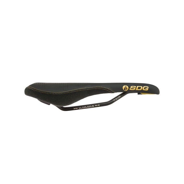 SDG Radar Mtn Saddle, Ti-Alloy Rails Gold/Black