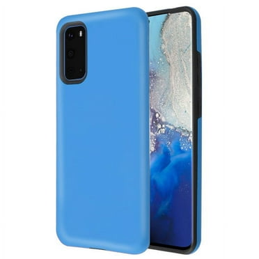 Samsung Galaxy S20 (6.2") Phone Case Slim Hybrid Armor Shockproof Impact [Shock Absorption] Rubber Dual Layer Rugged Protective Hard PC Bumper Frame & Soft TPU [BLUE] Cover for Samsung Galaxy S20