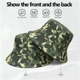 thumbnail image 4 of Camouflage Bucket Hat, Personalized Acrylic Fisherman Hat, Soft and Warm Casual Outdoor Cap for Daily Wear, 4 of 6