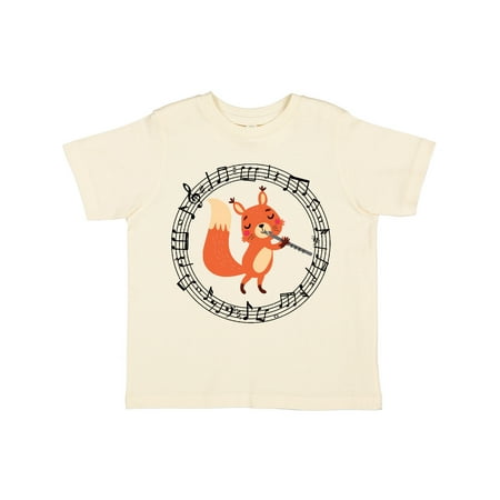 

Inktastic Flute Music Gift for Kids Gift Toddler Boy or Toddler Girl T-Shirt