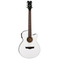 thumbnail image 3 of Dean AXcess Performer Acoustic/Electric Guitar, White, AX PE CWH  LLPACK Case Bundle, 3 of 13