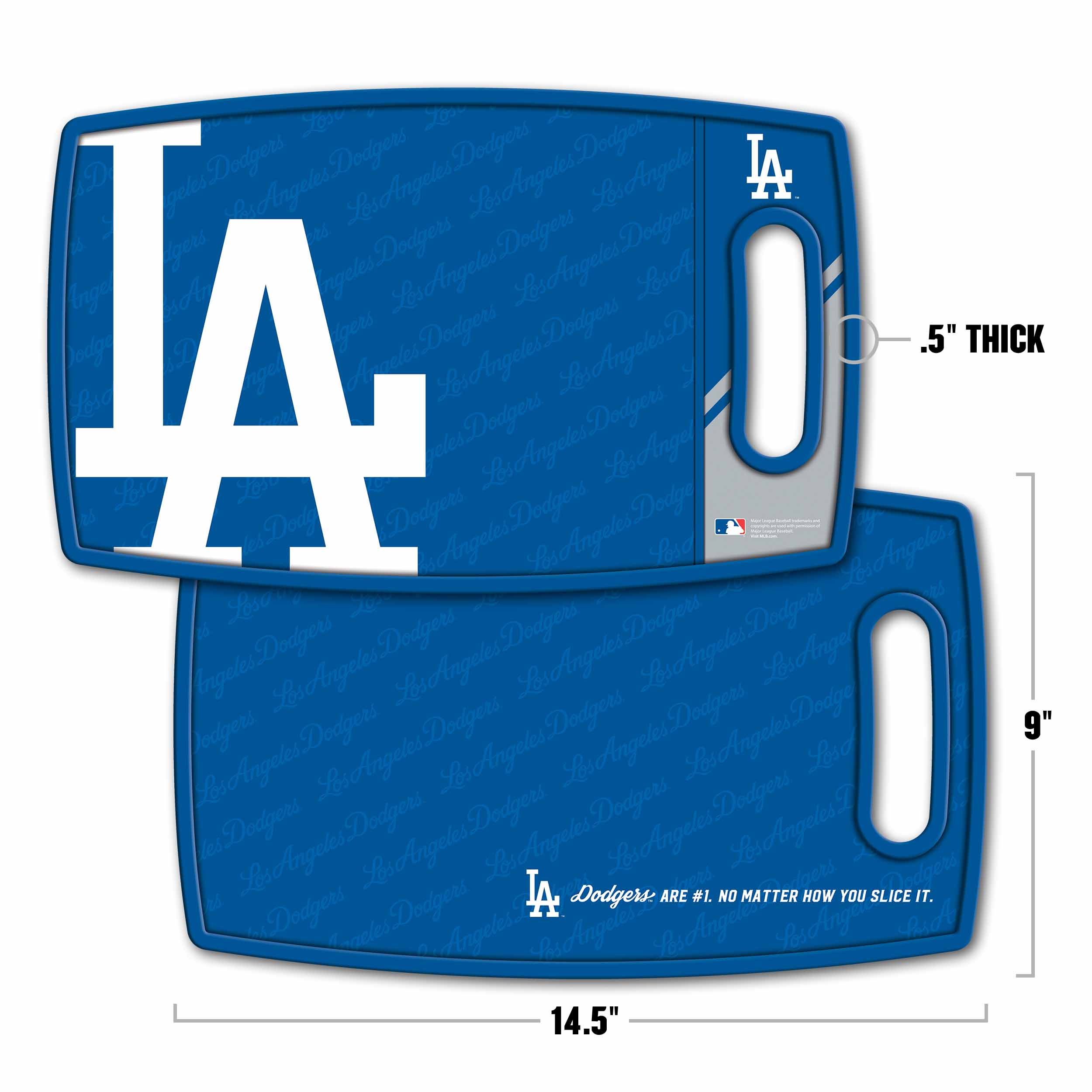 YouTheFan MLB Los Angeles Dodgers Logo Series Cutting Board