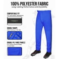 thumbnail image 7 of Exxact Sports Proline Full Length Baseball Pants Youth with Stripes, Relaxed Fit Open Bottom Boys Baseball Pants (Royal Blue/Black, YXL), 7 of 7