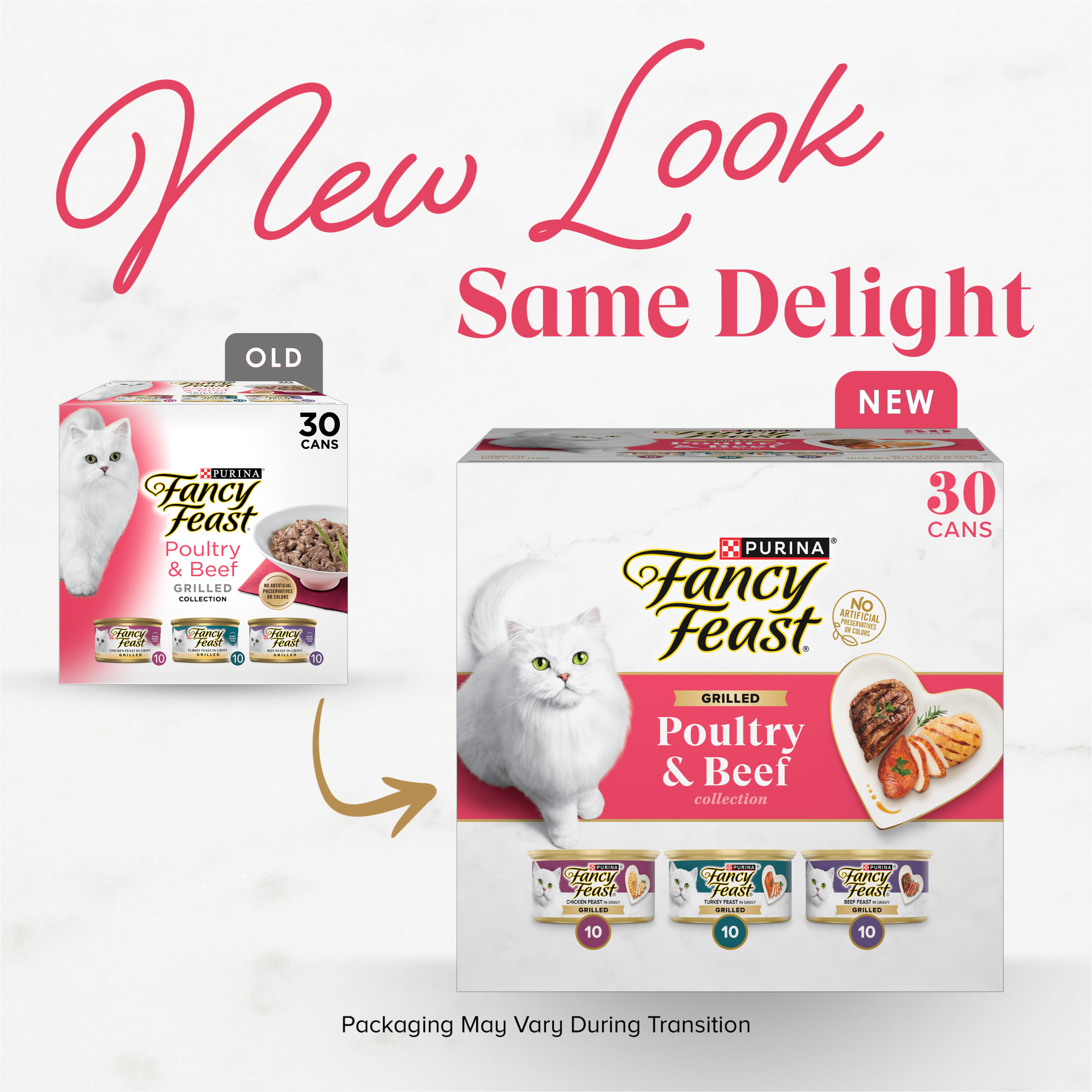 Fancy Feast Grilled Poultry & Beef Variety Pack Wet Cat Food, 30-Count photo 2