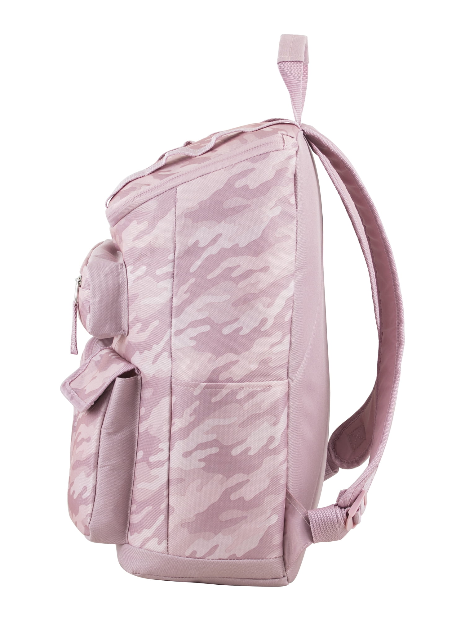 Fuel Unisex Wide Mouth Cargo Backpack, Pink Camouflage