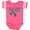 Football Pink and White, variant on Inktastic Hope- Teal Ribbon for Awareness of Ovarian Cancer Boys or Girls Baby Bodysuit