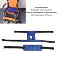 thumbnail image 2 of Cinturón de seguridad para silla de ruedas sujeción de pierna ajustable acolchada cinturón de seguridad para silla de ruedas hebilla de liberación rápida para ANGGREK Otros, 2 of 7