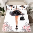thumbnail image 2 of Castle Fairy Princess Dress Queen Sheet Sets,Happy Valentine's Day Bed Set, 2 of 7