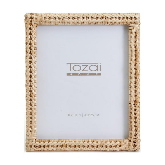 Two's Company 8" X 10" Woven Rattan Frame