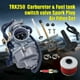 thumbnail image 2 of Carburador con tanque de combustible y válvula Petcock para Honda TRX 250, 2 of 7