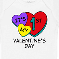 thumbnail image 4 of Inktastic 1st Valentine's Day Hearts Boys or Girls Baby Bodysuit, 4 of 5