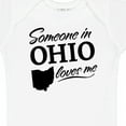 thumbnail image 4 of Inktastic Someone in Ohio Loves Me Boys or Girls Baby Bodysuit, 4 of 5