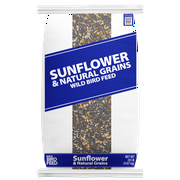Global Harvest Foods Sunflower & Grains Wild Bird Feed, 20 lb. Bag