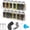 Clear, variant on Adhesive Acrylic Spice Rack Organizer for Wall with Nano Double Sided Tape, Spice Shelf Organization for Kitchen Cabinet Door/Pantry Door, Wall Mount Seasoning Rack (White - 4 Pack)
