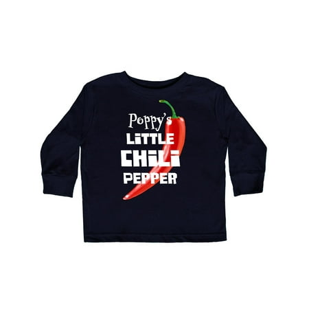 

Inktastic Poppy s Little Chili Pepper Gift Toddler Boy or Toddler Girl Long Sleeve T-Shirt