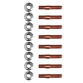 thumbnail image 1 of Intake Manifold Extended Stud  Kit，8 Pcs M8 1.25 Threaded  Studs Kit 8mm Metal Alloy High Pressure  Exhaust Manifold Stud  Nut Hardware, 1 of 8