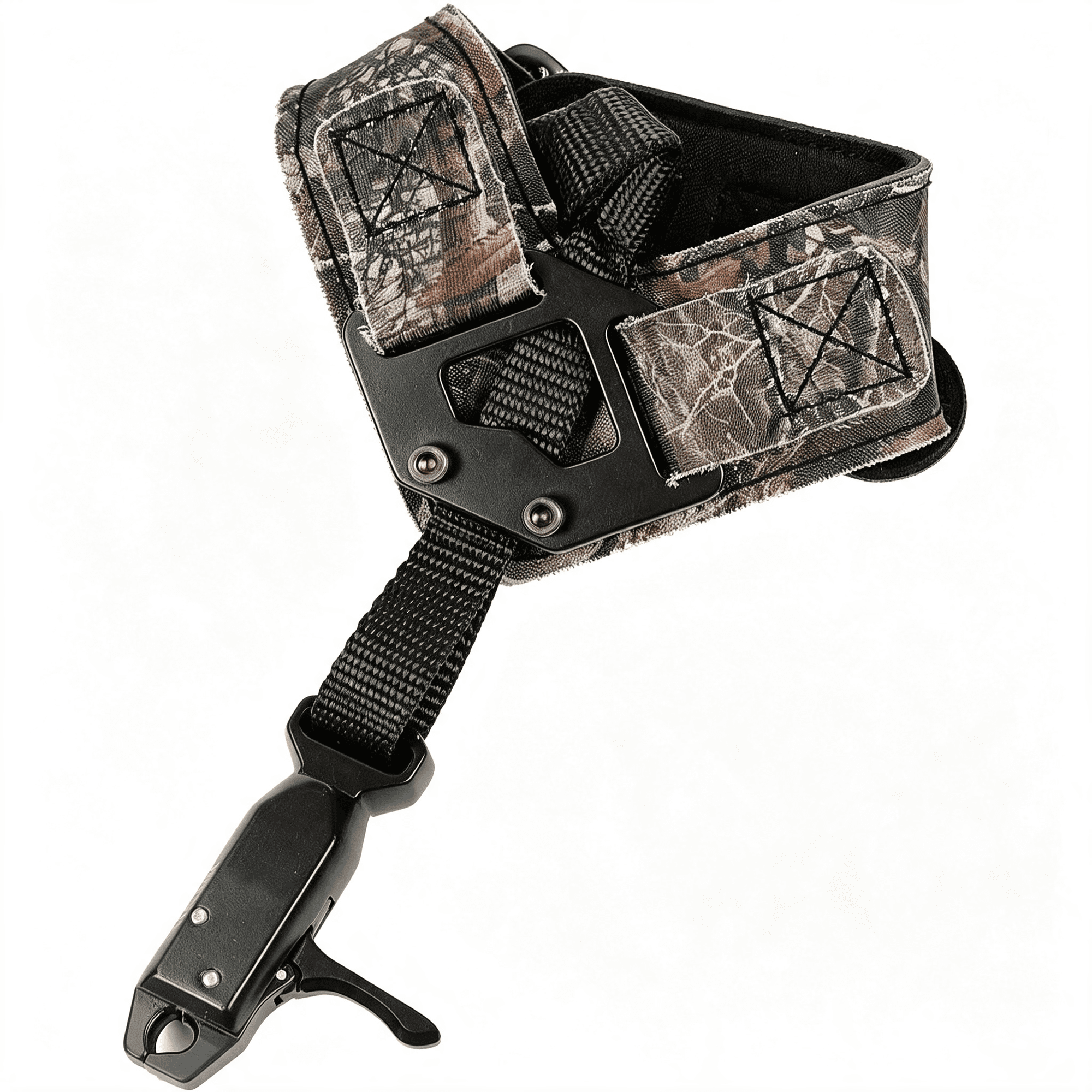 BESTSKY Adjustable Compound Bow Wrist Strap Archery Release Aid | Adjustable Trigger Design Metal Construction Fits Adult Youth for Compound Bow Hunting Target Shooting Practice