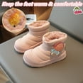 thumbnail image 3 of Cyiecw Winter Boys Girls Snow Boots Waterproof Anti-slip Cotton Shoes Warm Padded Short Boots Candy Winter Boots, 3 of 7