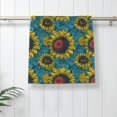 thumbnail image 5 of Fotbe Sunflowers Pattern Premium Towels , (27.5x16in) Lightweight and Highly Absorbent Quick Drying Microfiber Towel, Perfect for Daily Use, 5 of 6