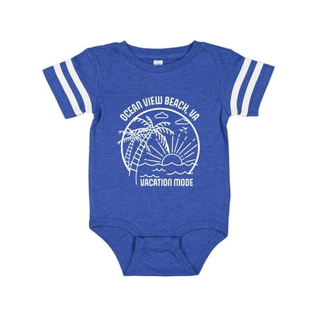 

Inktastic Summer Vacation Mode Ocean View Beach Virginia Gift Baby Boy or Baby Girl Bodysuit