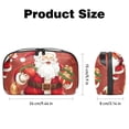 thumbnail image 5 of Santa Claus Oxford Cloth Waterproof USB Pouch with Hard Drive Cases, Hard Drive Bag, Charger Storage Organizer, Cable Organizer Clips - 5.9x9.44x3.14 in, 5 of 6