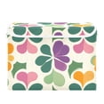 thumbnail image 7 of Yayeee Collapsible Cube Storage Bin with Lid Fabric Closet Decorative Basket with Handles, Purple Clover Pattern, 7 of 7