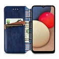 thumbnail image 5 of Case for Samsung Galaxy A03s Flip Cover Wallet Flip Cover Magnetic Protective - Blue, 5 of 5