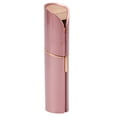 thumbnail image 2 of Recortadora de vello facial eléctrica con forma de lápiz labial, ligera, miniafeitadora facial con carga USB, depiladora para mujeres, oro rosa, 2 of 15