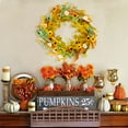 thumbnail image 3 of Fall Wreath Autumn Thanksgiving Decoration Artificial with Sunflowers Harvest Wreath Farmhouse Fall Wreaths for Front Door 20", 3 of 6