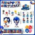 thumbnail image 5 of Sonic Birthday Party Supplies, Sonic Party Decorations Set - Sonic Birthday Decorations Banners Tablecloth & Sonic Balloons Cake Toppers and Other Sonic Party Supplies, 5 of 8