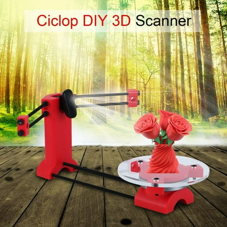 HE3D Open Source Ciclop DIY 3D Systems Scanner Kit for 3D Printer Advanced Laser Scanner, Injection molding Plastics Parts