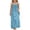 Light Blue, variant on TBWNWG Girls Summer Sleeveless Spaghetti Strap Sun Dress with Flowy Skirt and Pockets for Casual Play Outfits,Sizes 13-14 Years