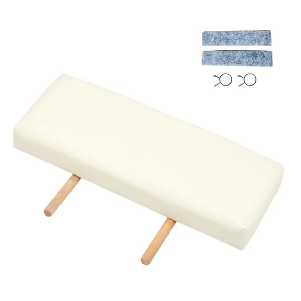Mesa de masajes, longitud extensible, ligera, soporte de esponja, robusta, práctica, se adapta a la mayoría beige