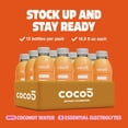 thumbnail image 5 of COCO5 Orange Coconut Water, Active Hydration Citrus Electrolyte Drink, 50% Less Sugar, Caffeine Free, Vegan, 16.9 oz, 12 Count, 5 of 9