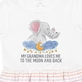 thumbnail image 4 of Inktastic My Grandma Loves Me to the Moon and Back Elephants in Clouds Girls Toddler Dress, 4 of 5