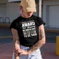 thumbnail image 2 of Award For Keeping My Mouth Shut When There's So Much to Be Said - Sarcastic Quote, Black T-Shirt, 2XL, 2 of 5