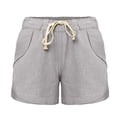 thumbnail image 4 of Durtebeua Running Shorts Summer Elastic Waist Pocketed Short Pants, 4 of 6