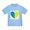 Baby Blue, variant on - I Stand With Ukraine Heart T Shirt - Cute Toddler T-Shirt, 100% Cotton