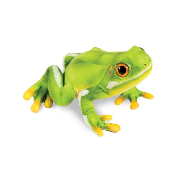 Real Planet 11.5" Hyla Frog Realistic Stuffed Animal, Tropical Jungle Frog Toad Plush Toy & STEM Learning Gift for Birthday Boys & Girls