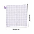 thumbnail image 2 of Unique Bargains 1 Pc Heart-shaped Quilting Drink Coaster Purple Cotton Fabric, 2 of 6
