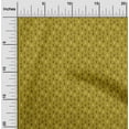 thumbnail image 2 of oneOone Cotton Poplin Dark Mustard Fabric Alphabet Fabric For Sewing Printed Craft Fabric By The Yard 56 Inch Wide, 2 of 5
