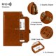 thumbnail image 3 of Billetera para mujer con bloqueo RFID, billetera con bolsillo con cremallera y funda para múltiples tarjetas plegable doble MFZFUKR BST3058697-1, 3 of 5