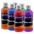 thumbnail image 5 of Glokers 6 Colors Washable Tempera Paints, 8-Ounce Bottles of Bold, Vibrant Non-Toxic Kids Paints, Great for Finger Painting - Made in USA, 5 of 7