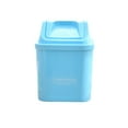 thumbnail image 2 of Mini Desktop Trash Can with Lid for Desk – Small Plastic Tabletop Trash Bin for Paper, Makeup, and Household Waste, 6.7” x 4.7” Office or Kitchen Use, 2 of 6