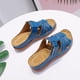 thumbnail image 5 of Zapatos Plataforma para Mujer Sandalias Cuña Vintage Con Punta Abierta Viajar Junto Al Mar, 5 of 7