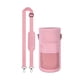thumbnail image 1 of Naiovety Funda para botella de agua de viaje para senderismo con correa para el hombro, bolsa aislante para hervidor de agua, soporte para Mochilas de mochilero Rosado, 1 of 6