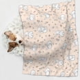thumbnail image 6 of Rocae Cute Rabbit for Pet Blanket Dog Blanket Cat Blanket Soft Sleep for Small Medium Pet-Small, 6 of 8