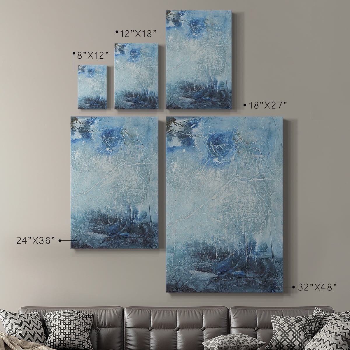 Coastal Seas IV Premium Gallery Wrapped Canvas - Ready to Hang